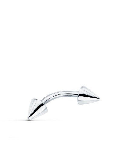 9K PIERCING ORO BLANCO DE...