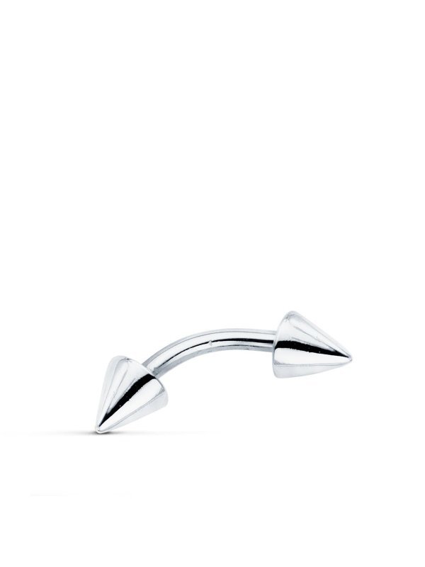 9K PIERCING ORO BLANCO DE CEJA CON...