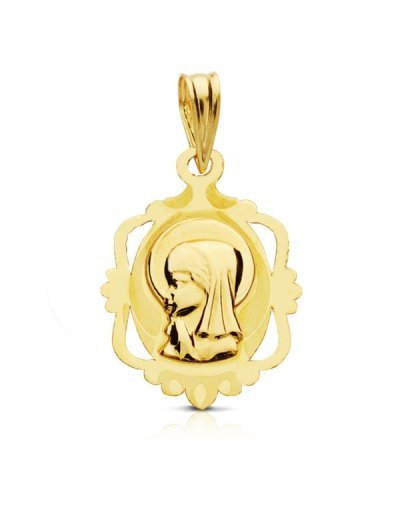 9K MEDALLA VIRGEN NIÑA...