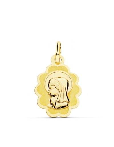 9K MEDALLA VIRGEN NIÑA...