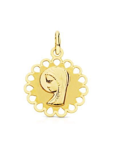 9K MEDALLA VIRGEN NIÑA...