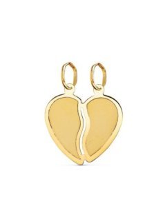 9K COLGANTE CORAZON ORO...