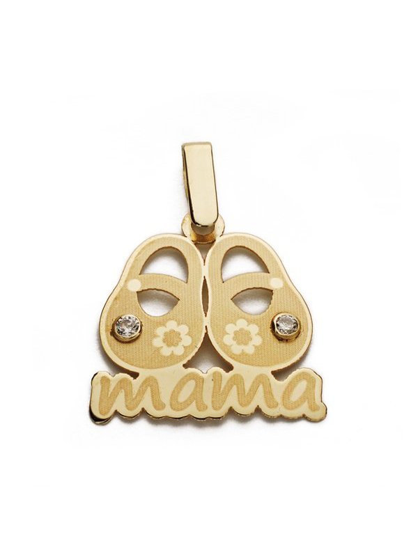 9K COLGANTE ORO AMARILLO MADRE. 18X17 MM