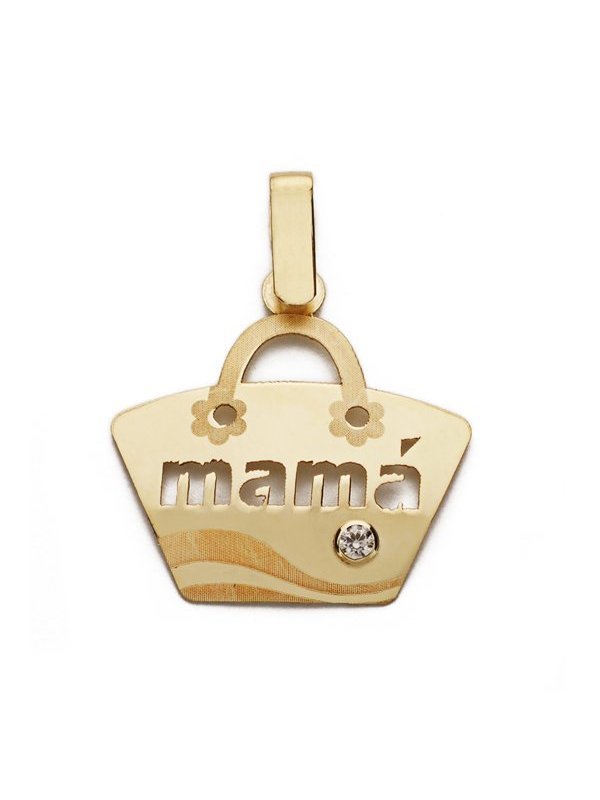 9K COLGANTE ORO AMARILLO MADRE. 19X19 MM
