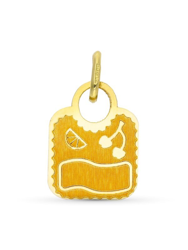 9K COLGANTE ORO AMARILLO BOLSO. 14X10 MM