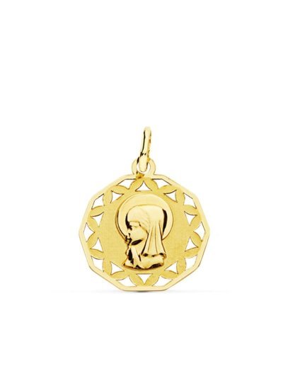9K MEDALLA VIRGEN NIÑA...