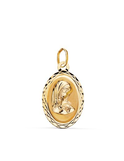 9K MEDALLA VIRGEN NIÑA...