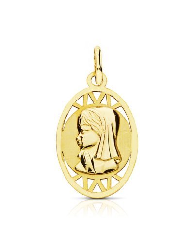 9K MEDALLA VIRGEN NIÑA...