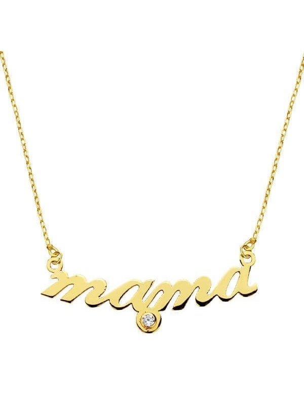 9K GARGANTILLA ORO AMARILLO MAMA CON...