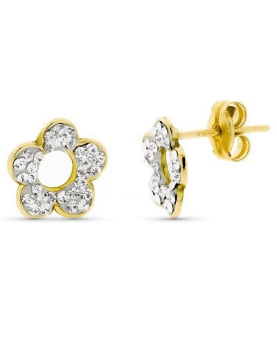 9K PENDIENTES ORO AMARILLO...