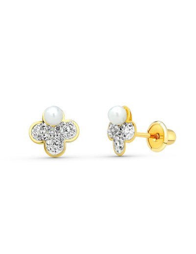 9K PENDIENTES ORO AMARILLO...