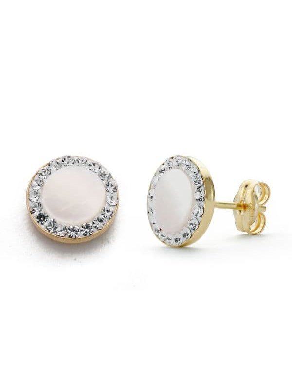9K PENDIENTES ORO AMARILLO NACAR...
