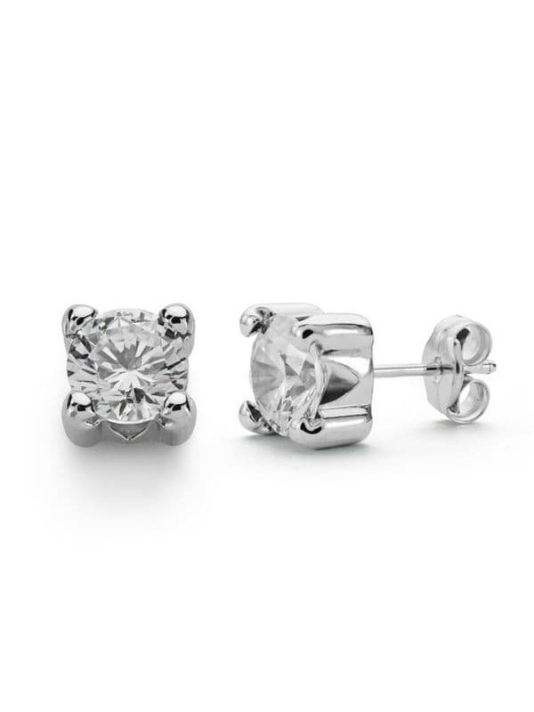 9K PENDIENTES CIRCONITA 6.5 MM 4...