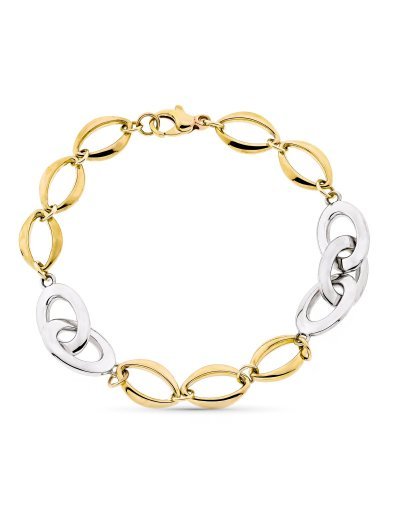 9K PULSERA HUECA 20.5 CM