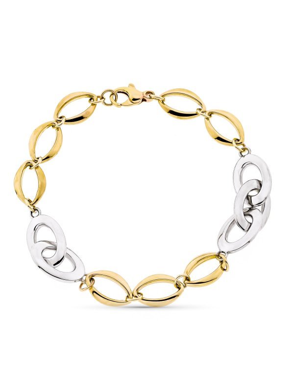 9K PULSERA HUECA 20.5 CM