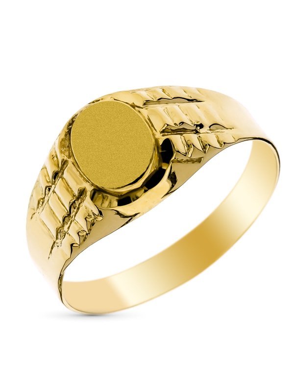 9K SELLO ORO AMARILLO CADETE TALLADO...