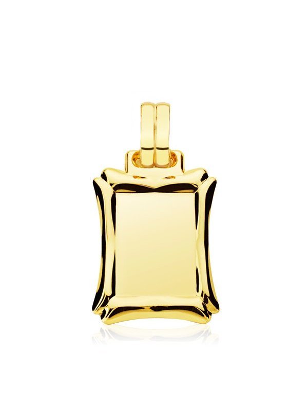 9K CHAPA RECTANGULAR ORO AMARILLO 9K...