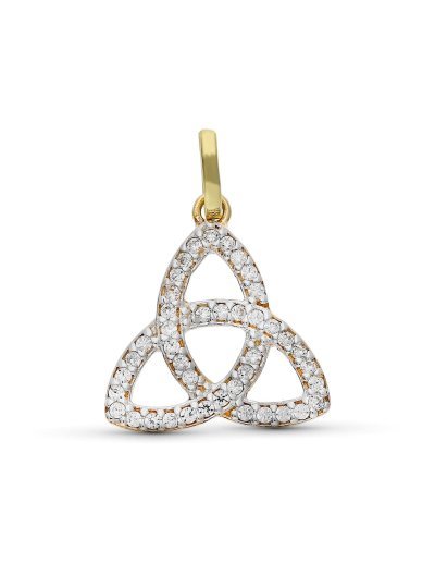 18K COLGANTE ORO BICOLOR...