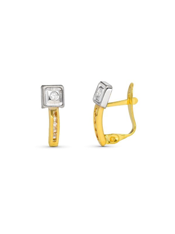 9K PENDIENTES BICOLOR COMUNION...