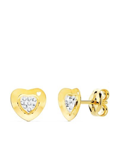9K PENDIENTES ORO AMARILLO...