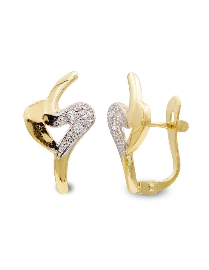 9K PENDIENTES ORO BICOLOR COMUNION...
