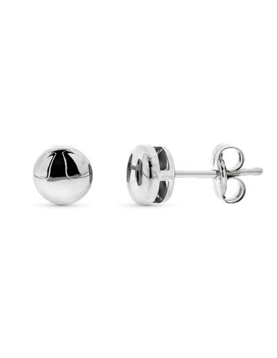 9K PENDIENTES ORO BLANCO...