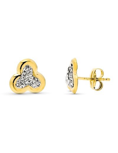 9K PENDIENTES ORO AMARILLO...