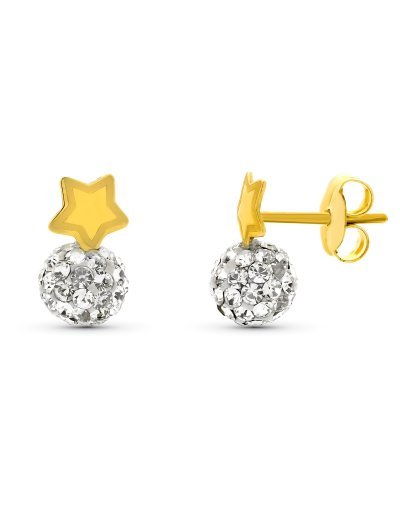 9K PENDIENTES ORO AMARILLO...