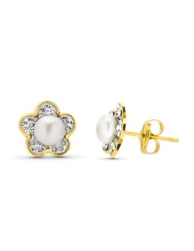 9K PENDIENTES ORO AMARILLO...