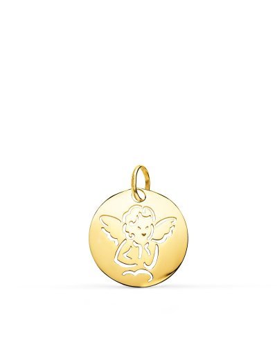 9K MEDALLA ANGELITO ORO...