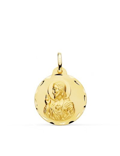 9K MEDALLA CORAZON DE JESUS...
