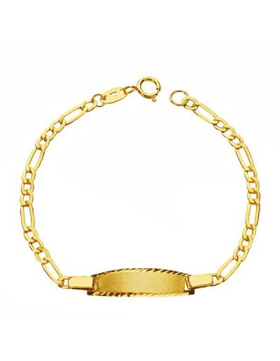 9K ESCLAVA ORO AMARILLO...