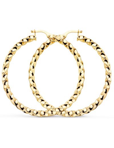 9K AROS ORO AMARILLO HUECOS...