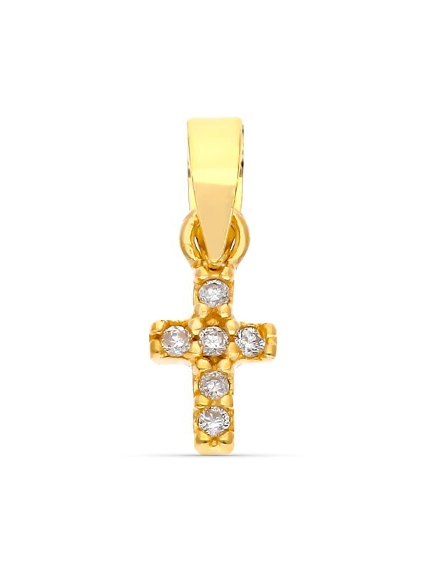 9K COLGANTE ORO AMARILLO DIAMANTES...