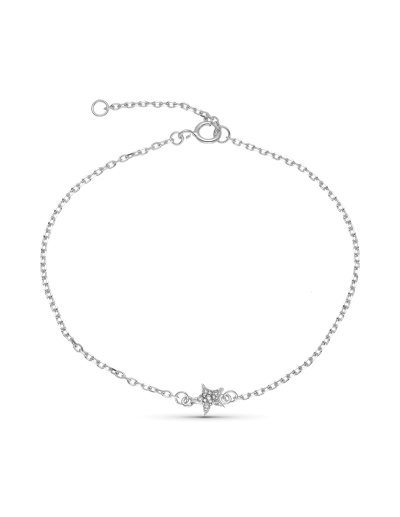 9K PULSERA ORO BLANCO...
