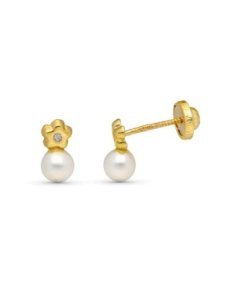 9K PENDIENTES ORO AMARILLO...