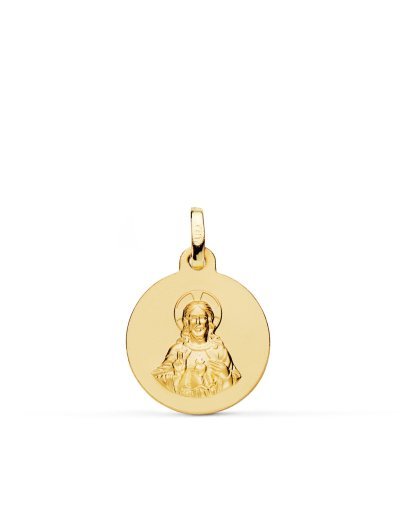 9K MEDALLA CORAZON DE JESUS...