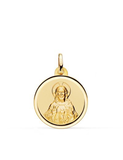 9K MEDALLA CORAZON DE JESUS...