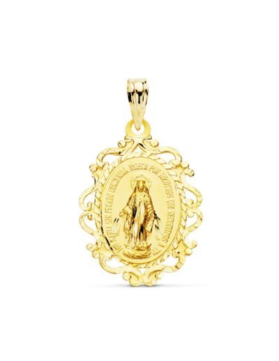 9K MEDALLA VIRGEN DE LA...