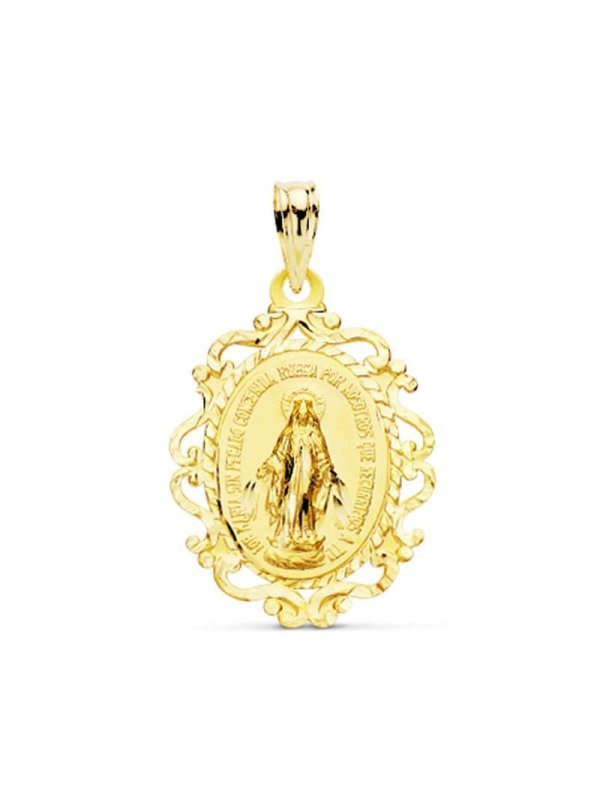 9K MEDALLA VIRGEN DE LA MILAGROSA...