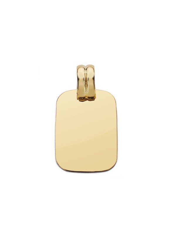 9K CHAPA ORO AMARILLO LISA EN BRILLO...