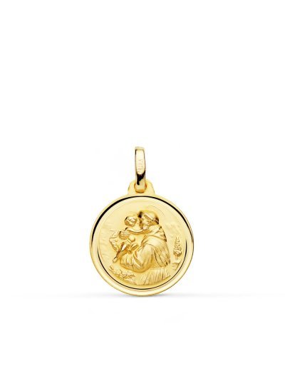 9K MEDALLA ORO AMARILLO SAN...