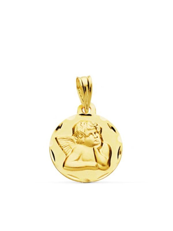 9K MEDALLA ORO AMARILLO ANGELITO...