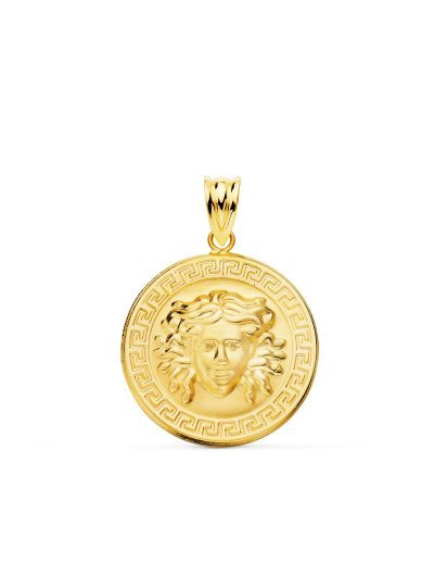 18K MEDALLA ORO AMARILLO...