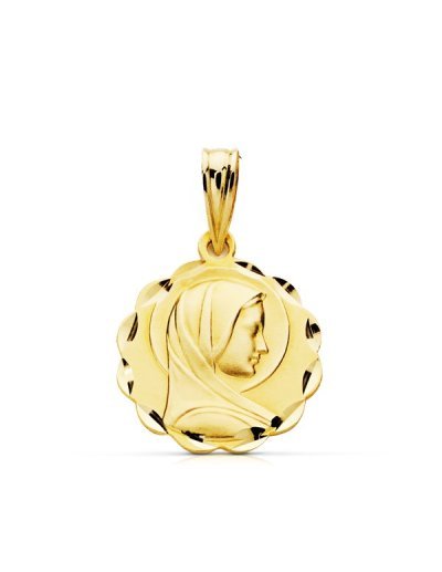 18K MEDALLA VIRGEN NIÑA...