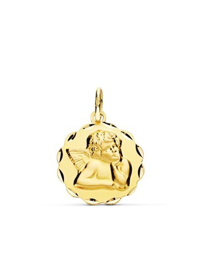 18K MEDALLA ORO AMARILLO...