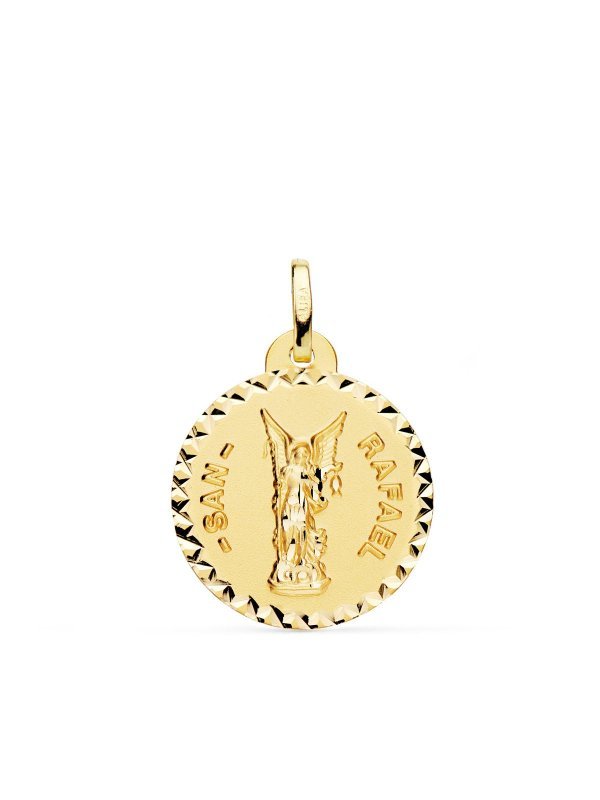 18K MEDALLA ORO AMARILLO SAN RAFAEL...