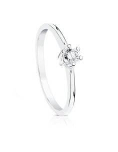 18K SOLITARIO DIAMANTE...