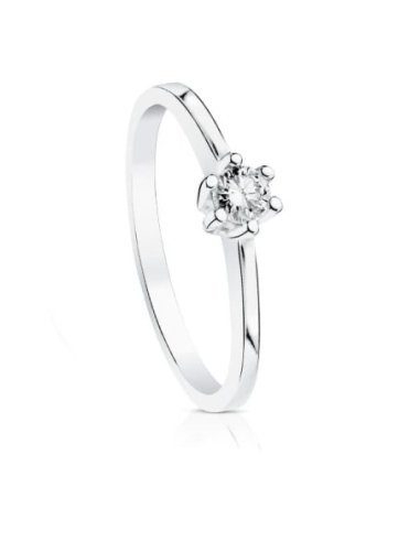 18K SOLITARIO DIAMANTE TALLA...