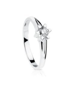 18K SOLITARIO DIAMANTE...
